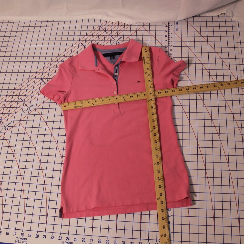 Tommy Hilfiger Pink Polo Shirt, XS - Picture 5 of 8